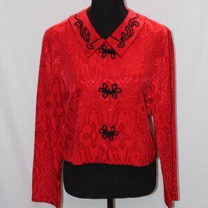 Vintage Jessica Howard Red Petite Short Jacket